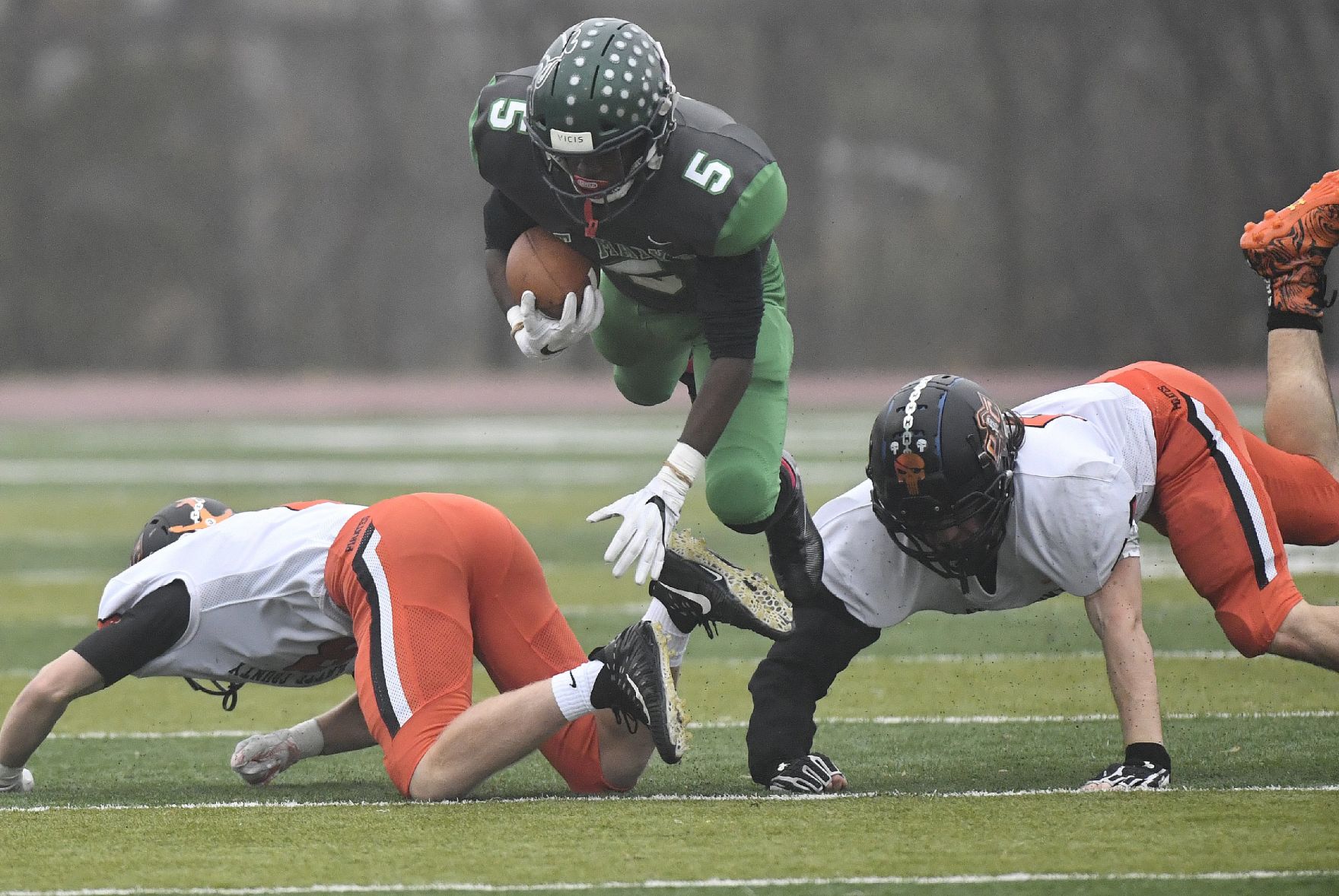 St. Mary’s vs Platte County in Class 4 Missouri state semifinal football game